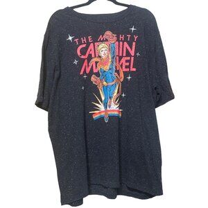 Mad Engine The Mighty Captain Marvel Graphic T-Shirt Cotton Blend Men's Size 3XL